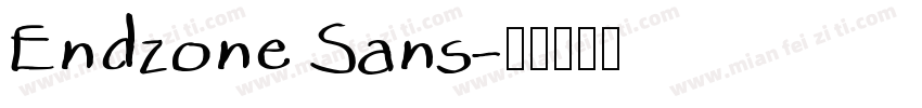 Endzone Sans字体转换